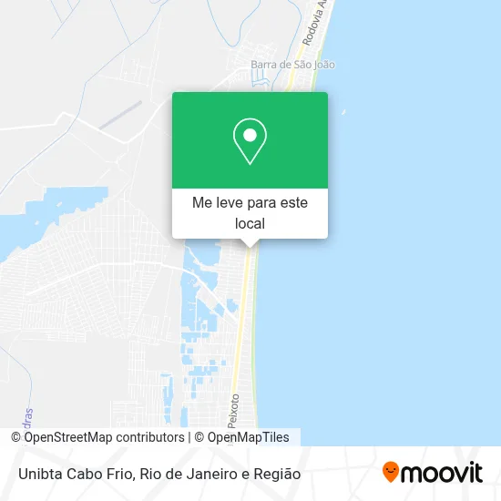 Unibta Cabo Frio mapa