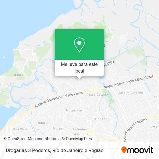 Drogarias 3 Poderes mapa