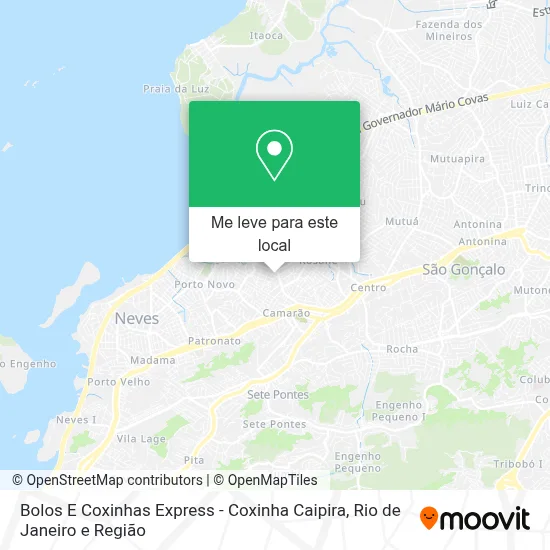 Bolos E Coxinhas Express - Coxinha Caipira mapa
