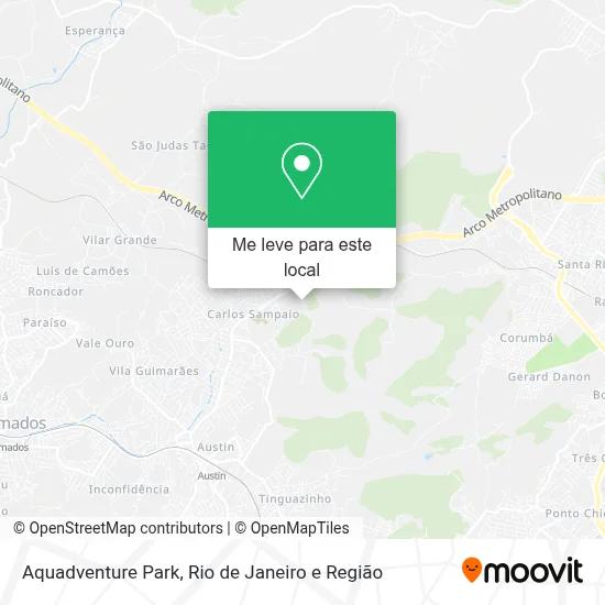 Aquadventure Park mapa