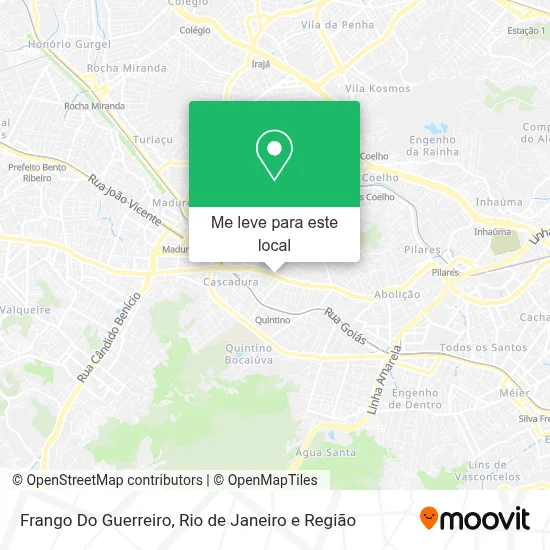 Frango Do Guerreiro mapa