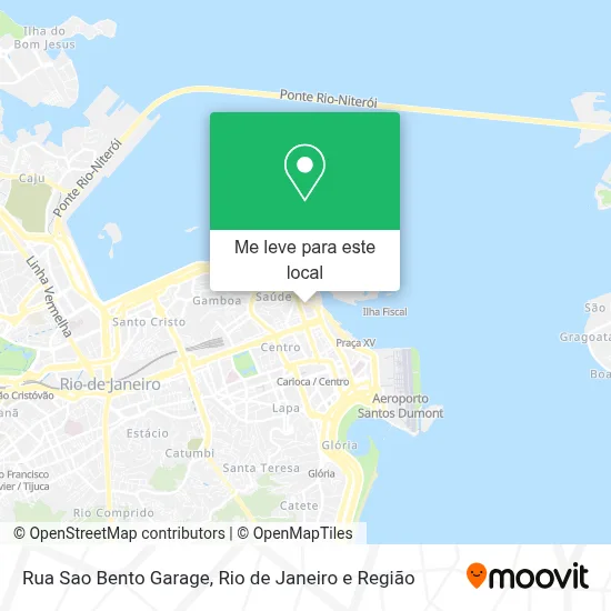 Rua Sao Bento Garage mapa