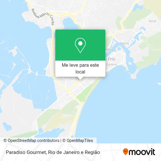 Paradiso Gourmet mapa