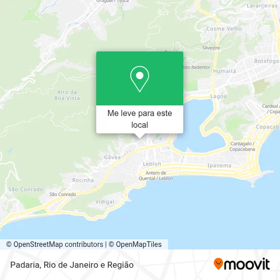 Padaria mapa