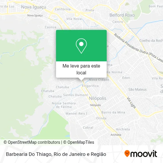Barbearia Do Thiago mapa