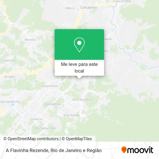 A Flavinha Rezende mapa