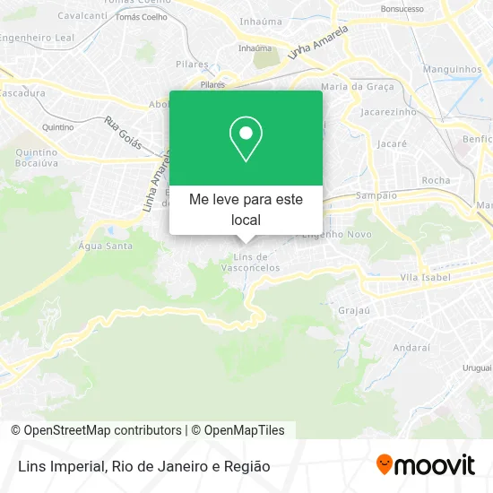 Lins Imperial mapa