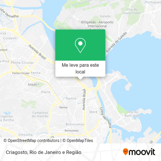 Criagosto mapa