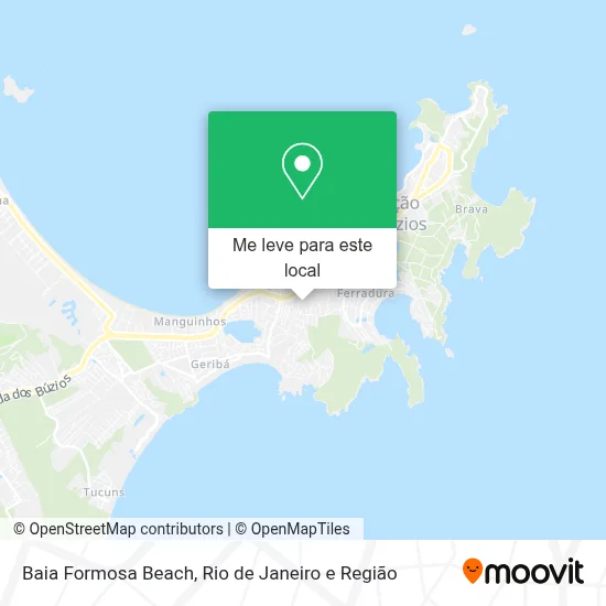 Baia Formosa Beach mapa
