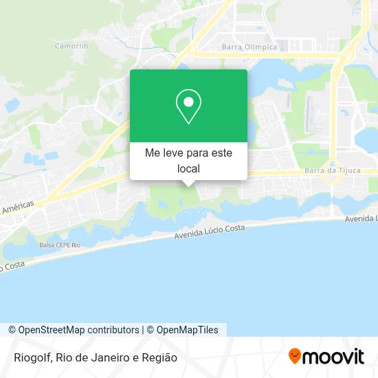 Riogolf mapa