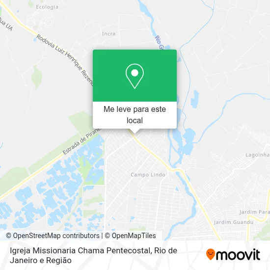 Igreja Missionaria Chama Pentecostal mapa