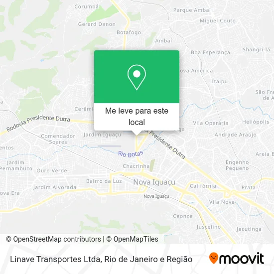 Linave Transportes Ltda mapa