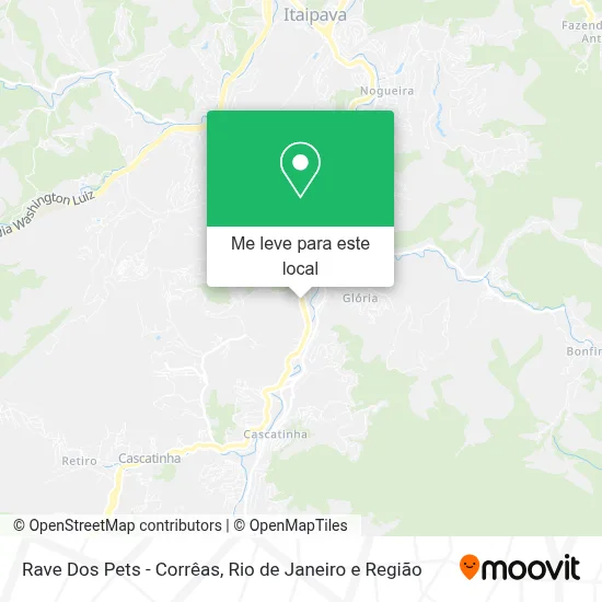 Rave Dos Pets - Corrêas mapa