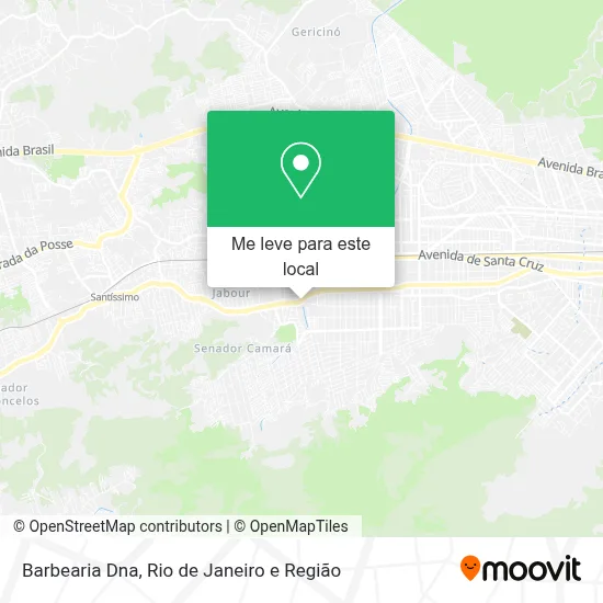 Barbearia Dna mapa