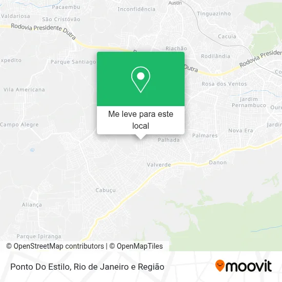 Ponto Do Estilo mapa