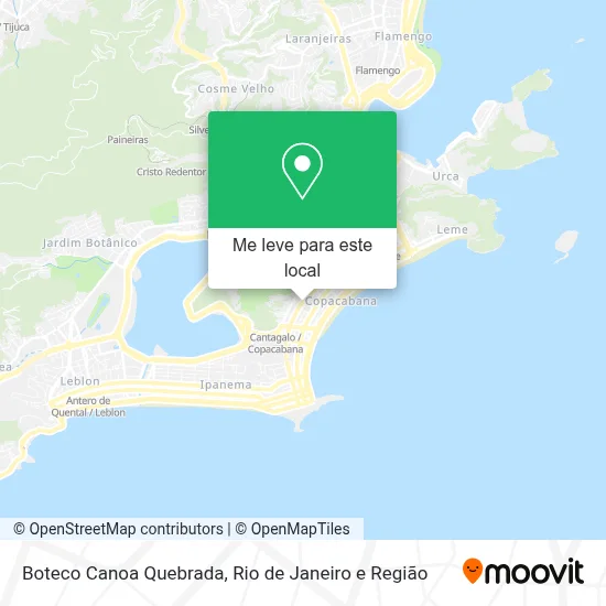 Boteco Canoa Quebrada mapa