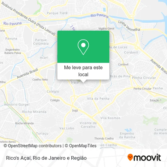 Rico's Açaí mapa