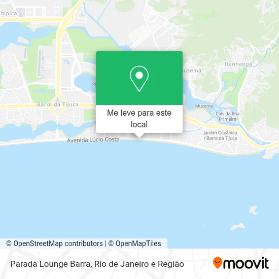 Parada Lounge Barra mapa