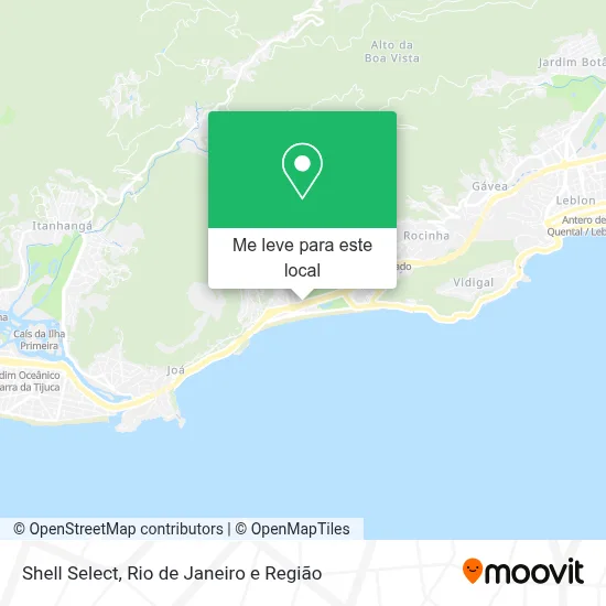 Shell Select mapa