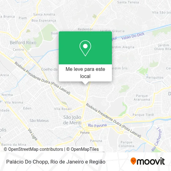Palácio Do Chopp mapa