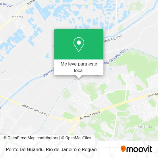 Ponte Do Guandu mapa