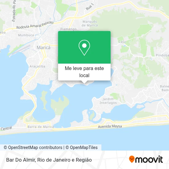 Bar Do Almir mapa