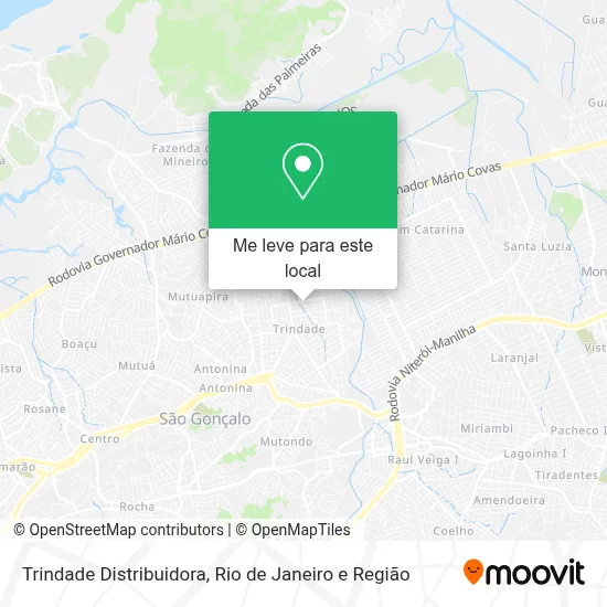 Trindade Distribuidora mapa
