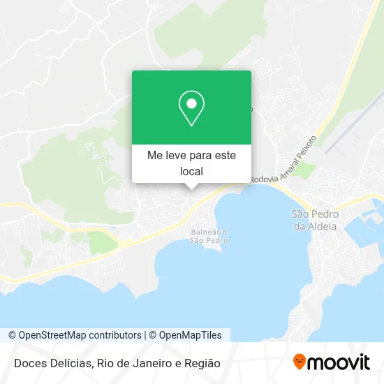 Doces Delícias mapa