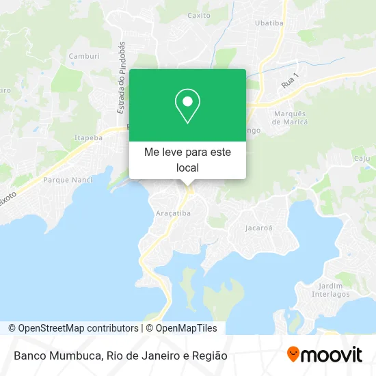 Banco Mumbuca mapa