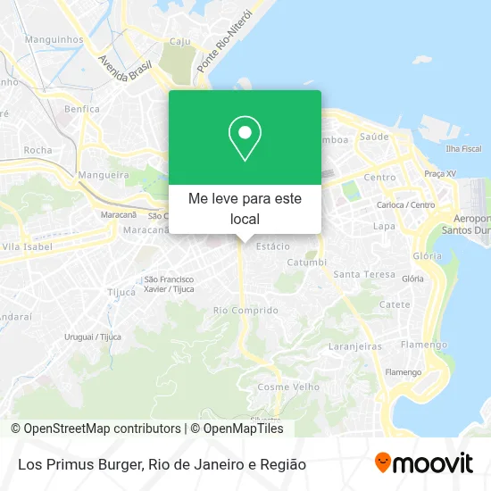 Los Primus Burger mapa