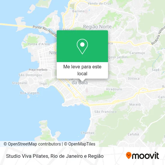 Studio Viva Pilates mapa