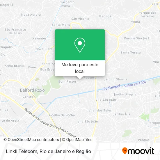 Linkli Telecom mapa
