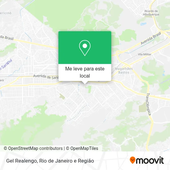 Gel Realengo mapa