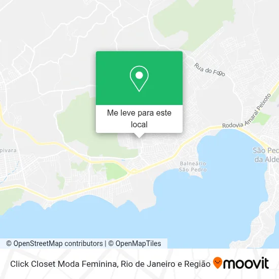 Click Closet Moda Feminina mapa