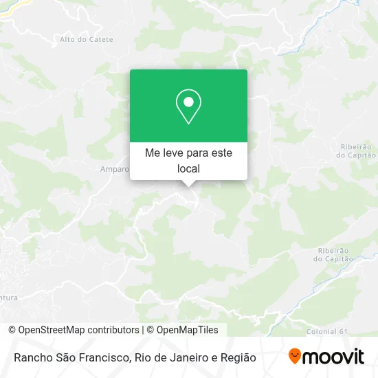 Rancho São Francisco mapa
