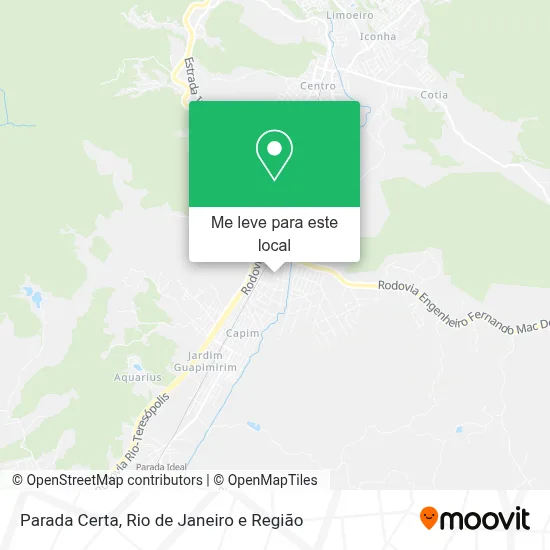 Parada Certa mapa