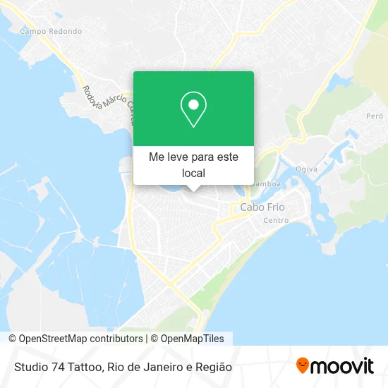 Studio 74 Tattoo mapa