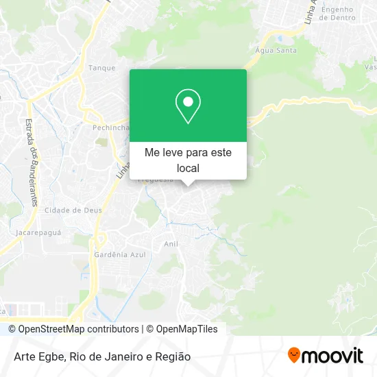 Arte Egbe mapa