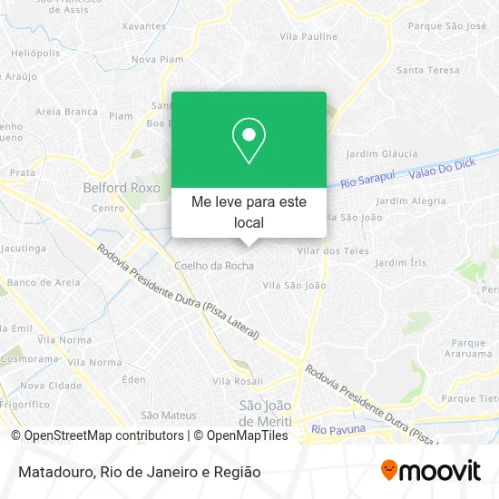 Matadouro mapa