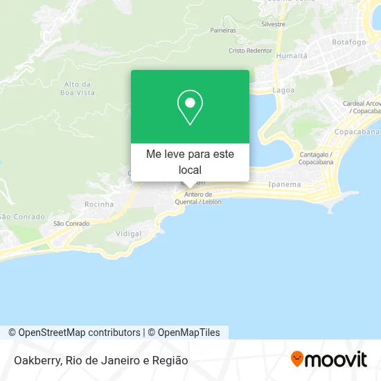 Oakberry mapa