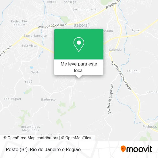 Posto (Br) mapa