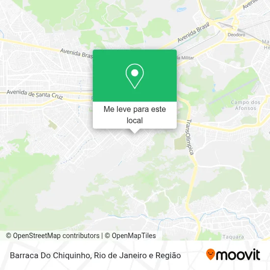 Barraca Do Chiquinho mapa