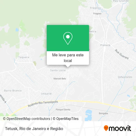 Tetusk mapa