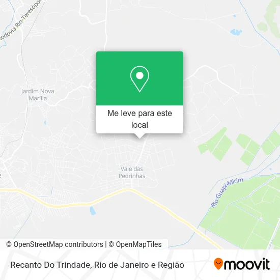 Recanto Do Trindade mapa