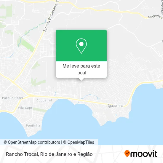 Rancho Trocal mapa