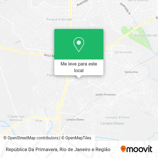 República Da Primavera mapa
