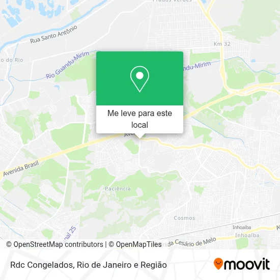 Rdc Congelados mapa