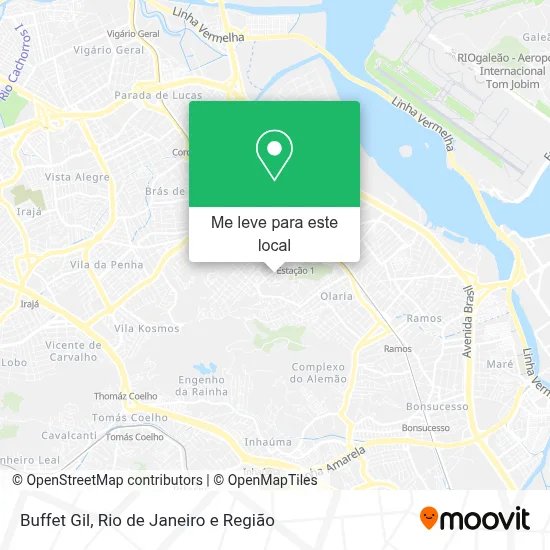 Buffet Gil mapa