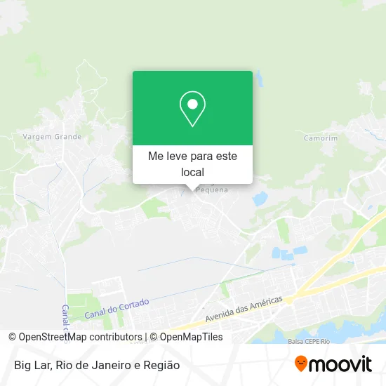 Big Lar mapa