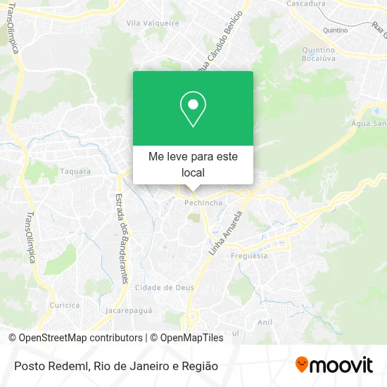 Posto Redeml mapa